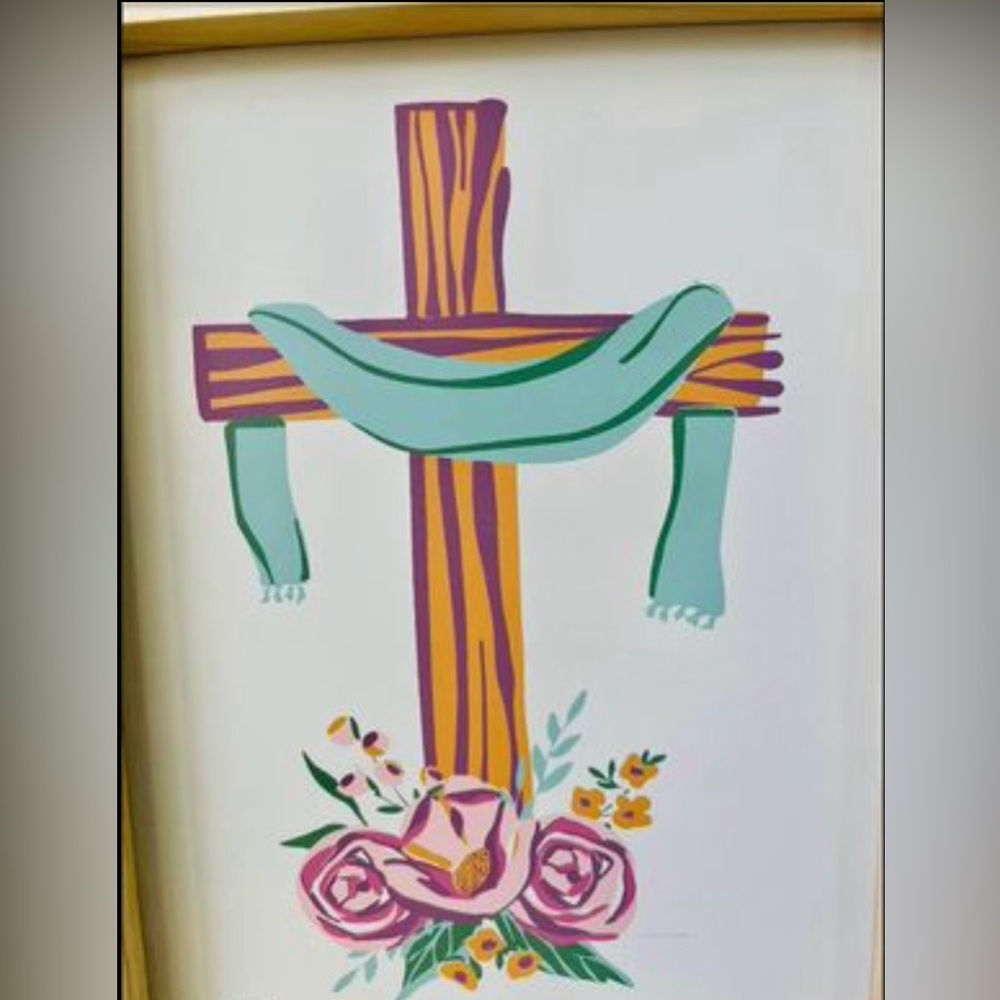 *Jesus Paid It All Inset Box Sign - Picture 2 of 10